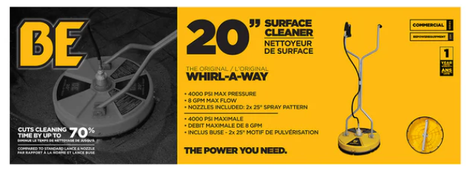 Flat Surface Cleaner - 20"