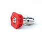 Nozzle Quick Connect Tip Red 0 Degree