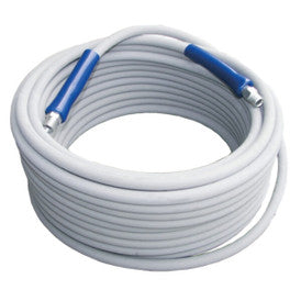 3/8" X 100' 4000 PSI R1 Grey Hose Non-Marking with Quick Connects